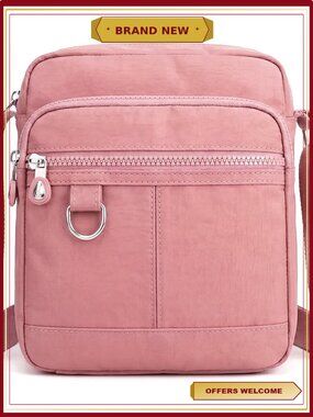 Waterproof Nylon Crossbody Bag Shoulder Wallet Messenger Bag